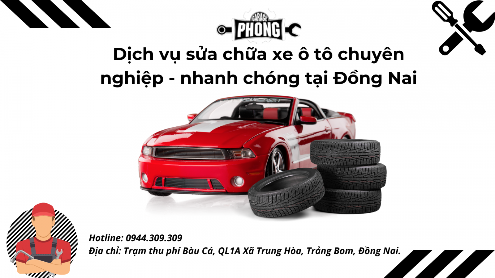 Garage Phong - cung cấp các dịch vụ sửa chữa xe tại Đồng Nai
