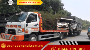 Dịch vụ cứu hộ, chuyên chở xe bằng xe sàn trượt tại Đồng Nai